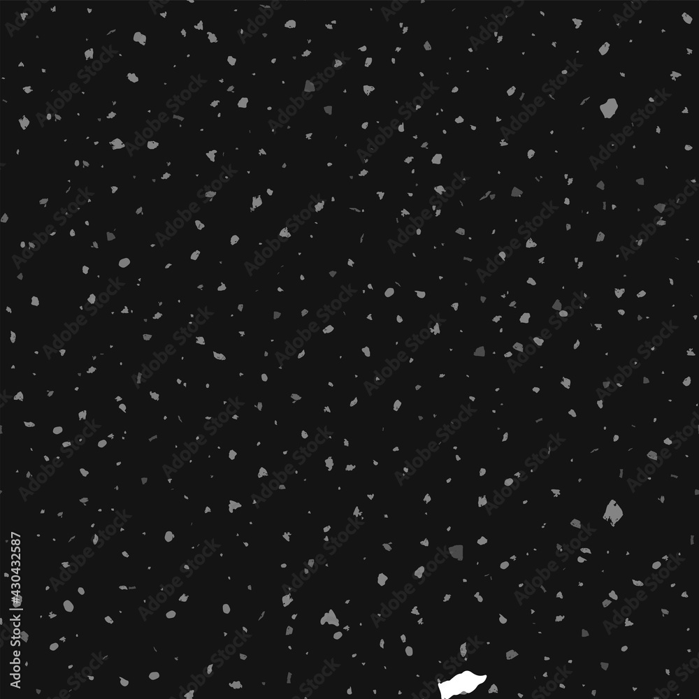 Obraz premium Terrazzo seamless pattern. Black and white classic