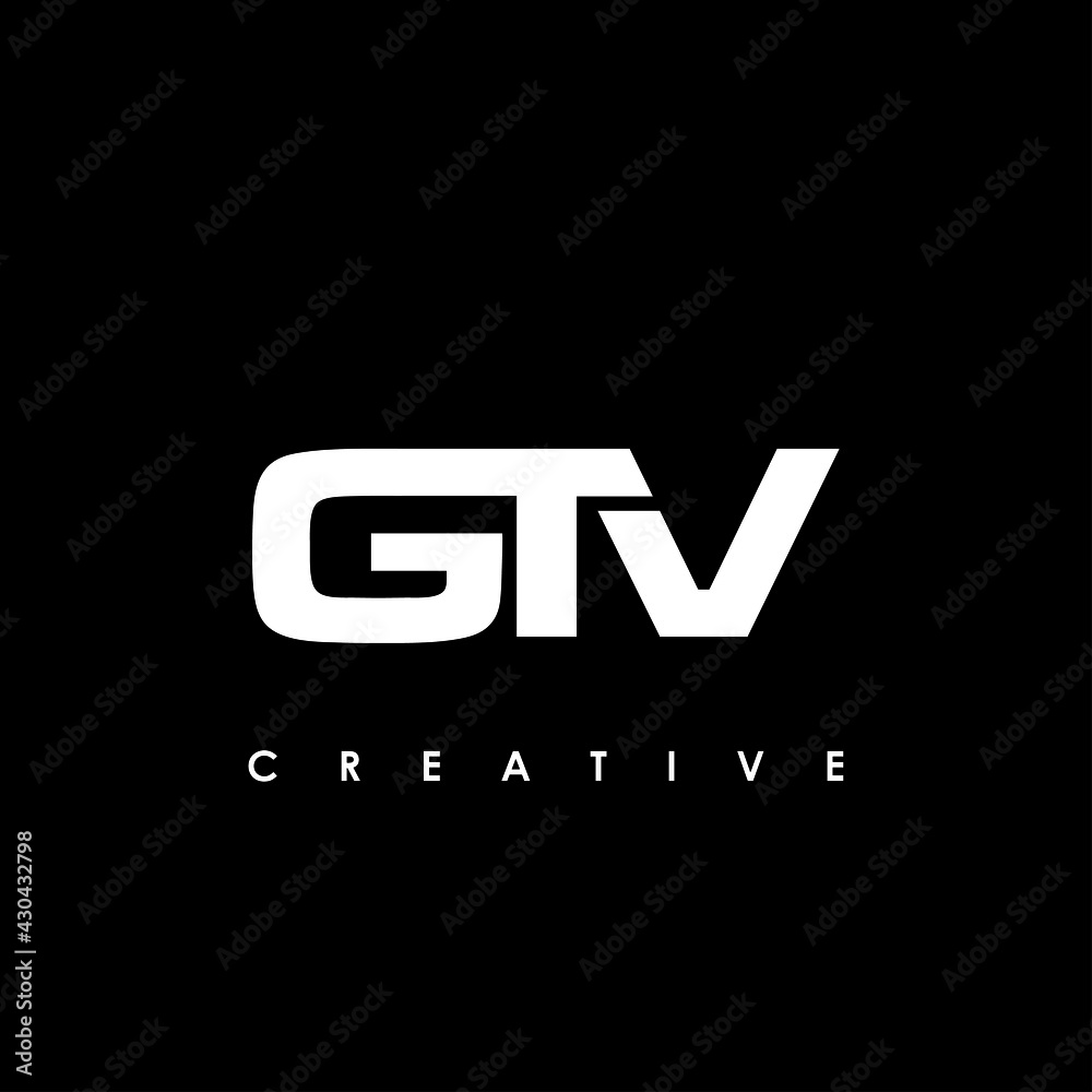 GTV Letter Initial Logo Design Template Vector Illustration GTV Letter Initial Logo Design Template Vector Illustration