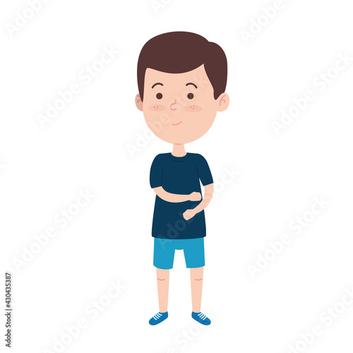 autistic boy character