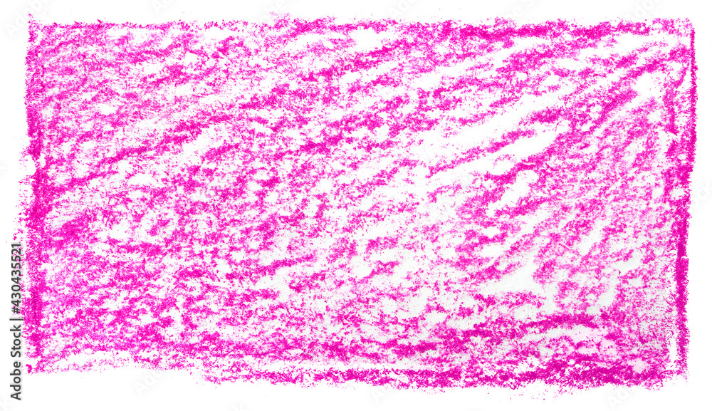 Fototapeta premium Pink background rectangle drawn with pencils