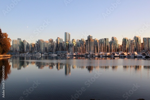 Nice view of the city of Vancouver. Canada.
