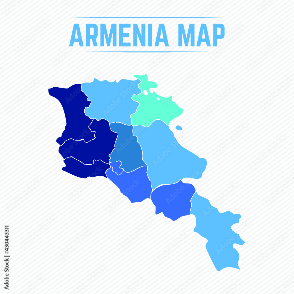 Armenia Detailed Map With Regions