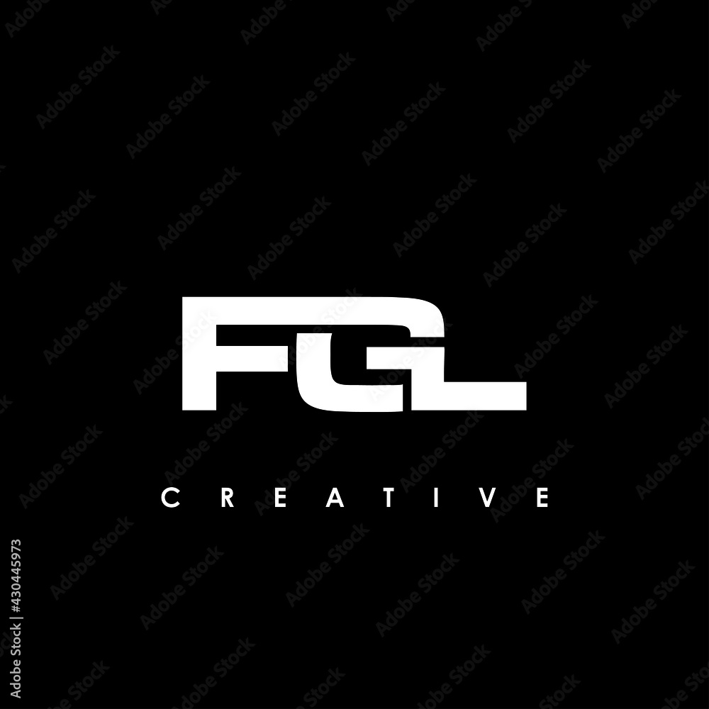FGL Letter Initial Logo Design Template Vector Illustration