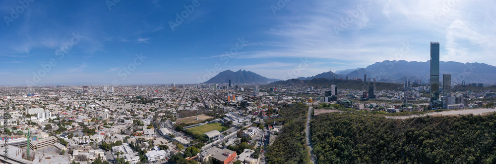 Vista panorámica de Monterrey NL