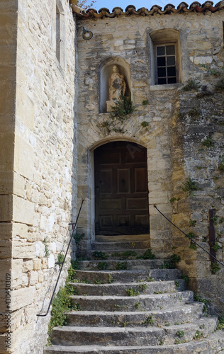 Treppe am Schloss Le Barroux  Provence
