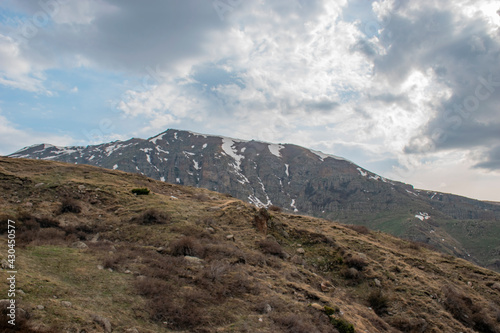 mountain landscape with sky