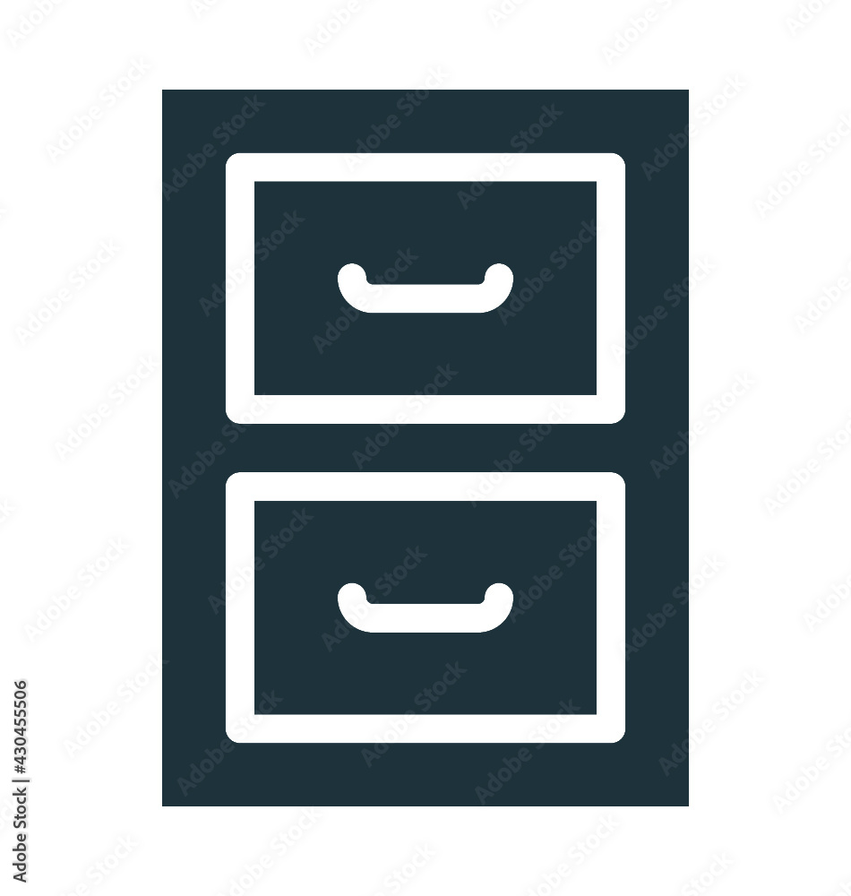 Drawers Vector Icon Drawers Vector Icon