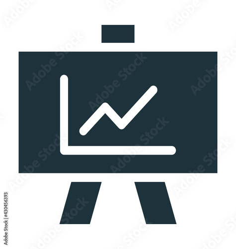 Graph Vector Icon