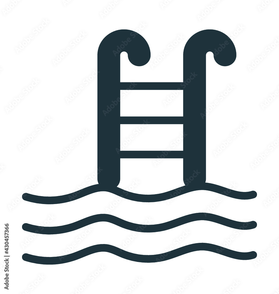 Swimming Pool Vector Icon Swimming Pool Vector Icon
