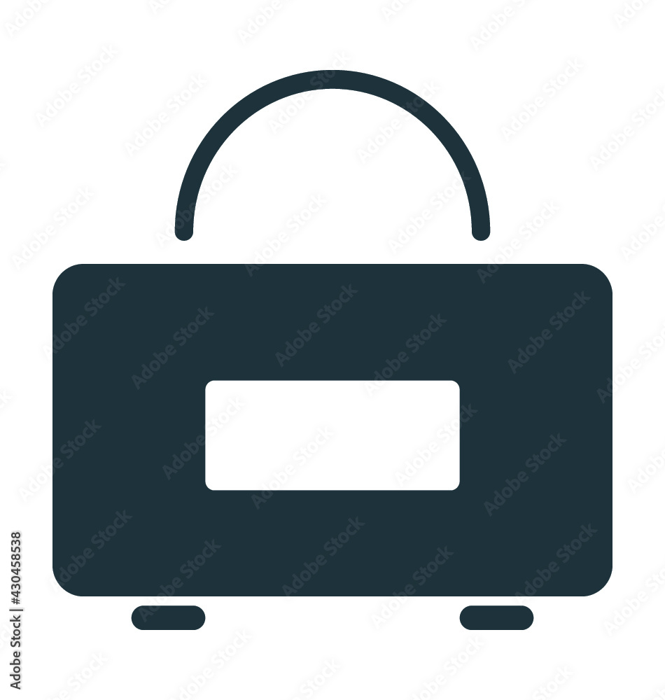 Sports Bag Vector Icon