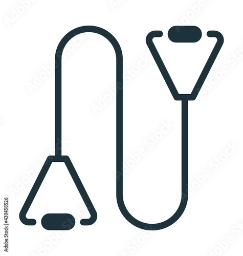 Jumping Rope Vector Icon