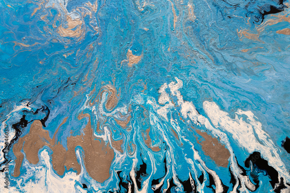Colorful abstract background of fluid art paintings