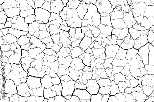  Background from cracks, scratches, chips. Vintage old surface dirty walls. Grunge texture black and white.  