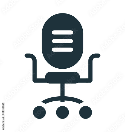 Swivel Chair Vector Icon