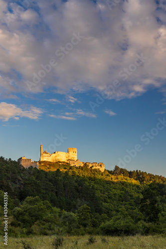 Cachtice ruins in West Slovakia