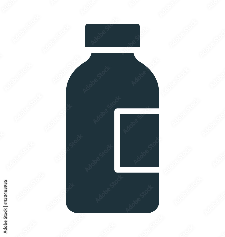 Oil Bottle Vector Icon
