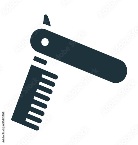 Barber Razor Vector Icon