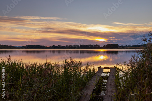 Sunset in nature reserve Rezabinec in Southern Bohemia, Czech Republic © Richard Semik