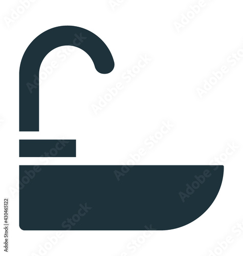Wash Basin Vector Icon