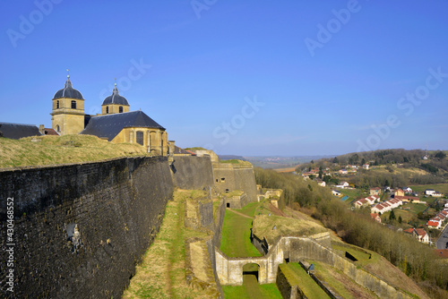 Montmédy (55600) depuis la citadelle, département de la Meuse en région Grand Est, France