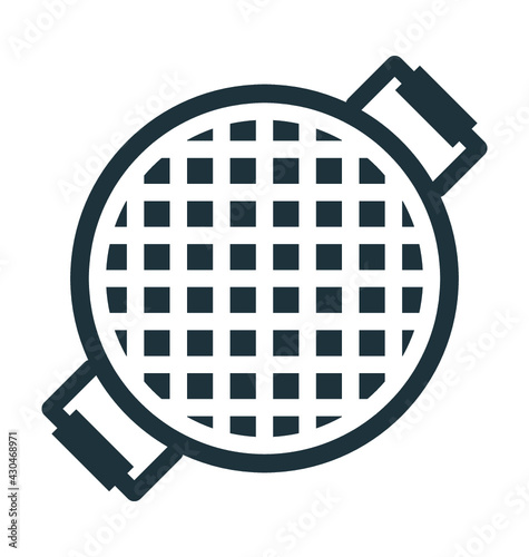 Kitchen Sieve Vector Icon