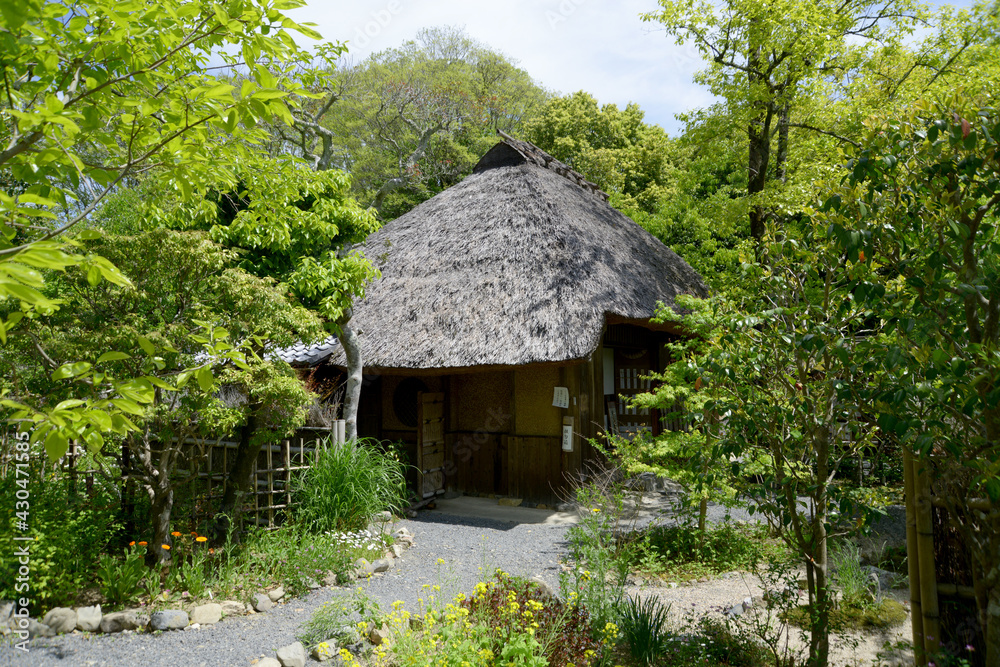 落柿舎　本庵　京都市嵯峨野