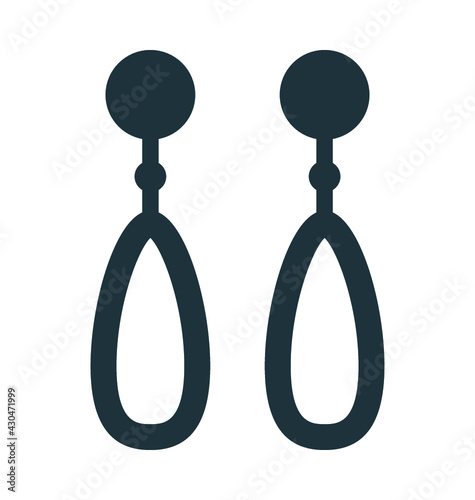 Earrings Vector Icon