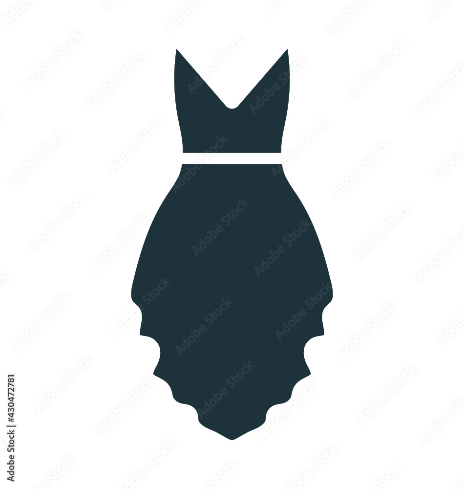 Wedding Dress Vector Icon