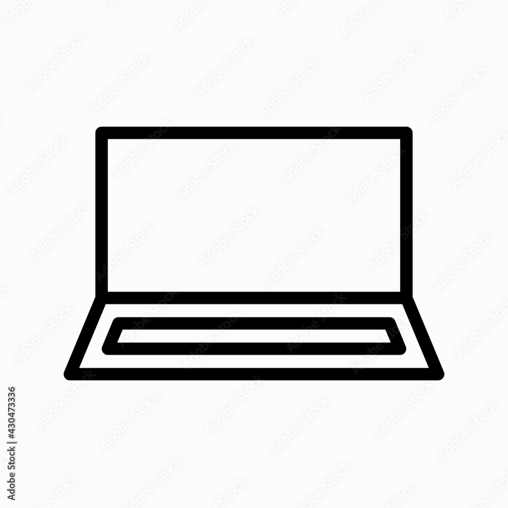laptop icon vector. pictogram symbol illustration. laptop icon vector. pictogram symbol illustration.