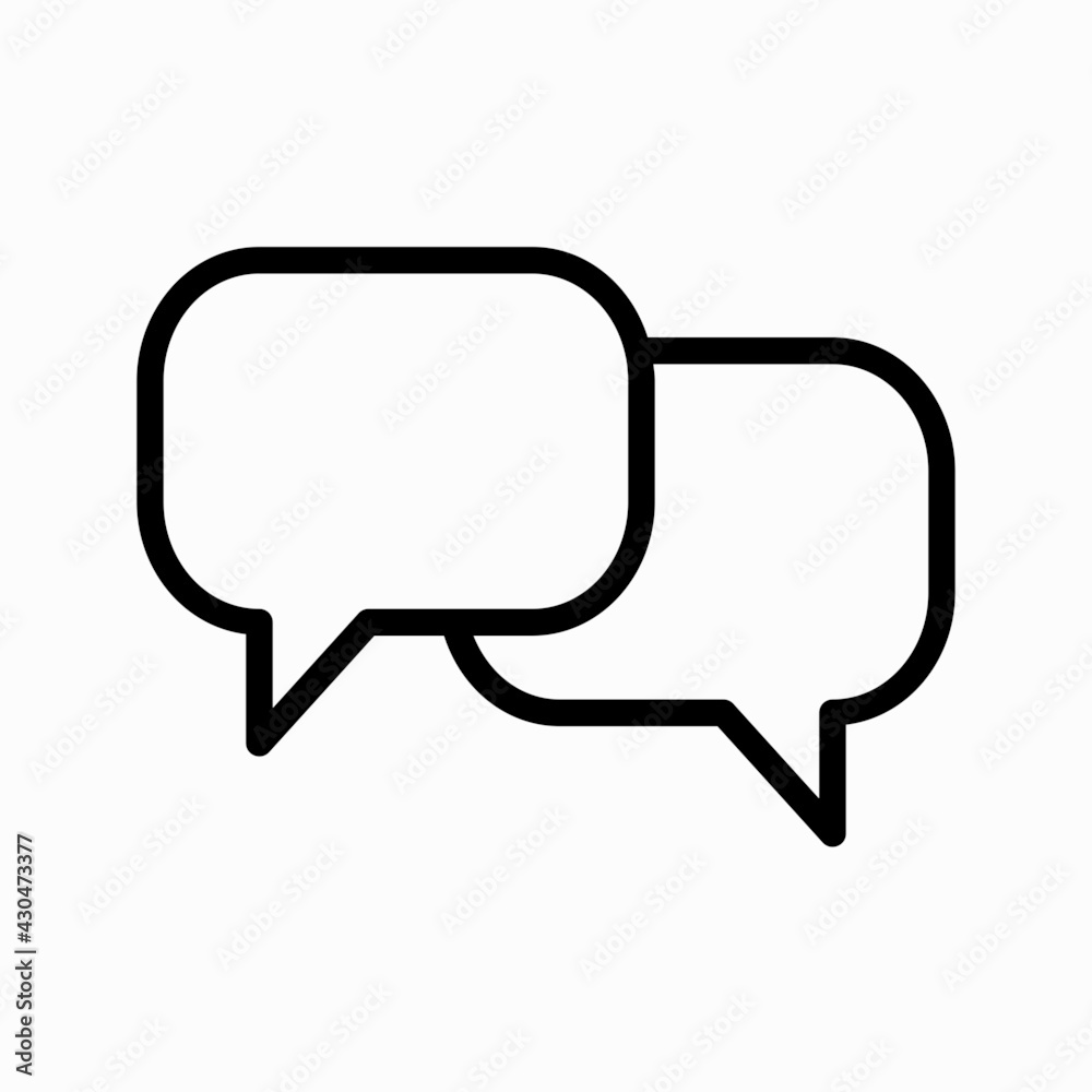 chat bubble icon for best symbol of conversation. chat bubble icon for best symbol of conversation.