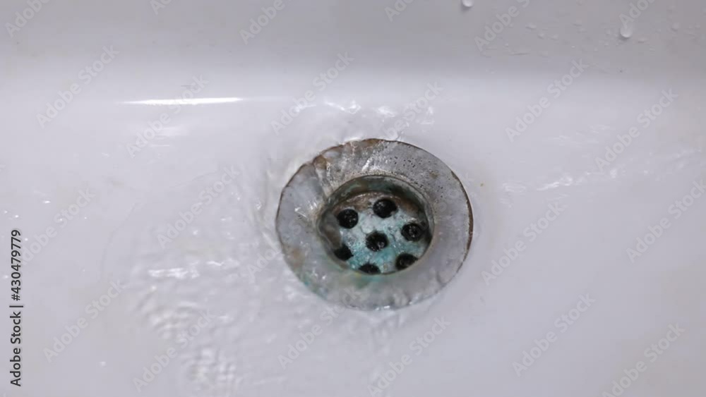 Water draining on old sink hole
Water draining on old sink hole