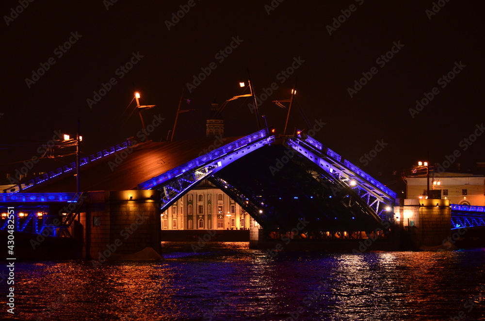Obraz premium bridge at night
