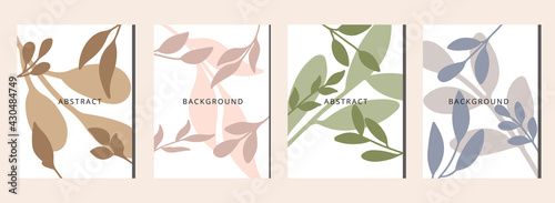 Line art flower set. One line drawing. Fancy line art. Trendy concept for the logo, card, banner, poster flyer, vector illustration.