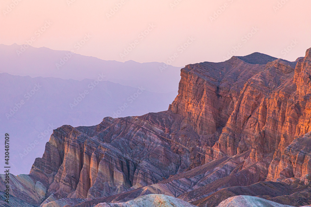 sunset in Death Valley National Park