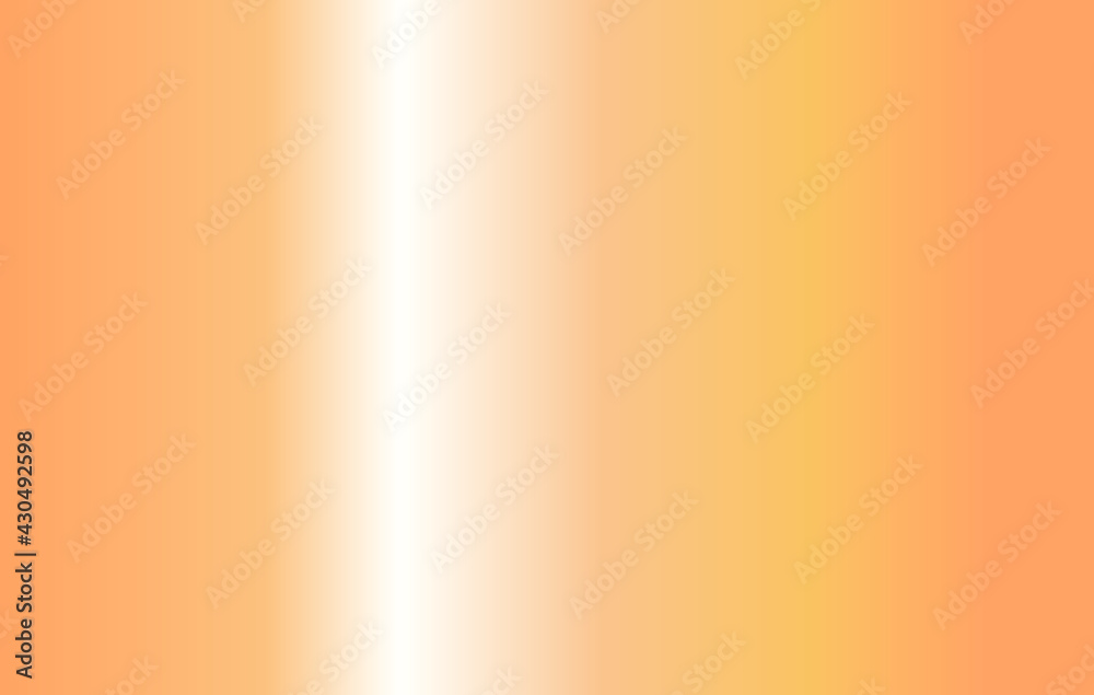 Obraz premium Gold texture background, imitation metal gradient, vector EPS 10. Glare of light - vertical stripes.