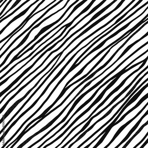 Wallpaper Mural Seamless pattern. Dark irregular diagonal stripes, grunge style. Torontodigital.ca