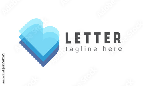 Letter B isometric logo design vector. Alphabet logo template for company