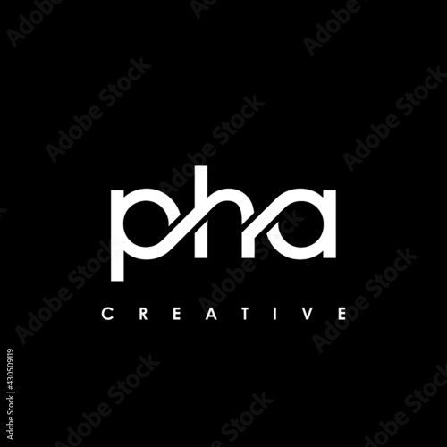 PHA Letter Initial Logo Design Template Vector Illustration photo