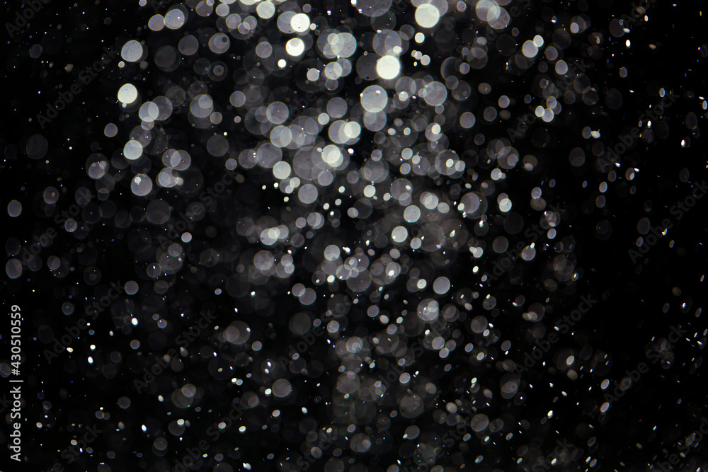 Black bokeh texture Black bokeh texture