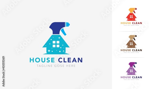 Premium House clean Logo Design Template