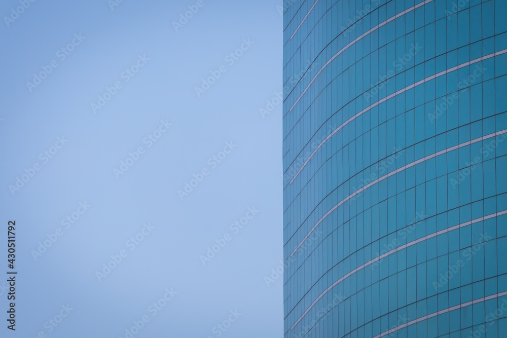 Close up luxury modern building Office Close up luxury modern building Office
