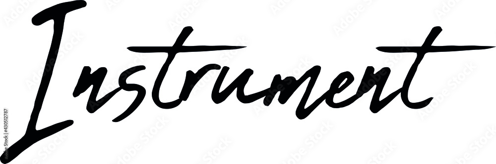 Interested quote. Modern calligraphy text. Vector hand-drawn illustration black and white Interested quote. Modern calligraphy text. Vector hand-drawn illustration black and white
