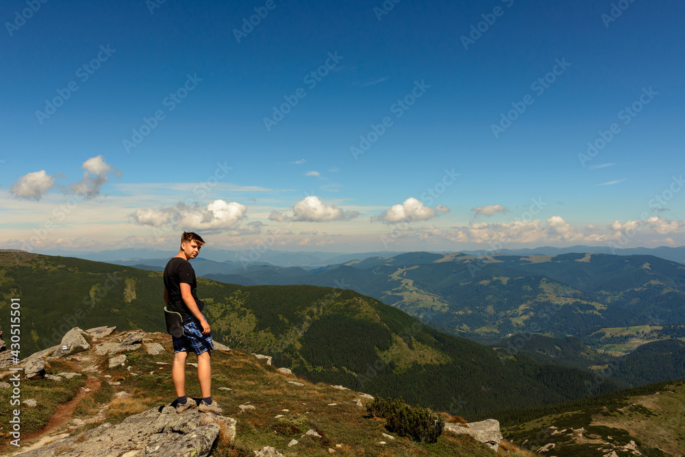 Tourists and mountains of the Montenegrin ridge, endless landscapes and the silence of the mountains. Tourists and mountains of the Montenegrin ridge, endless landscapes and the silence of the mountains.
