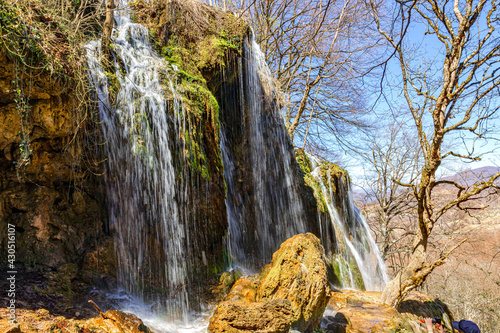 Wonderful Varovitec waterfall, near Etropolski monastery, Bulgaria