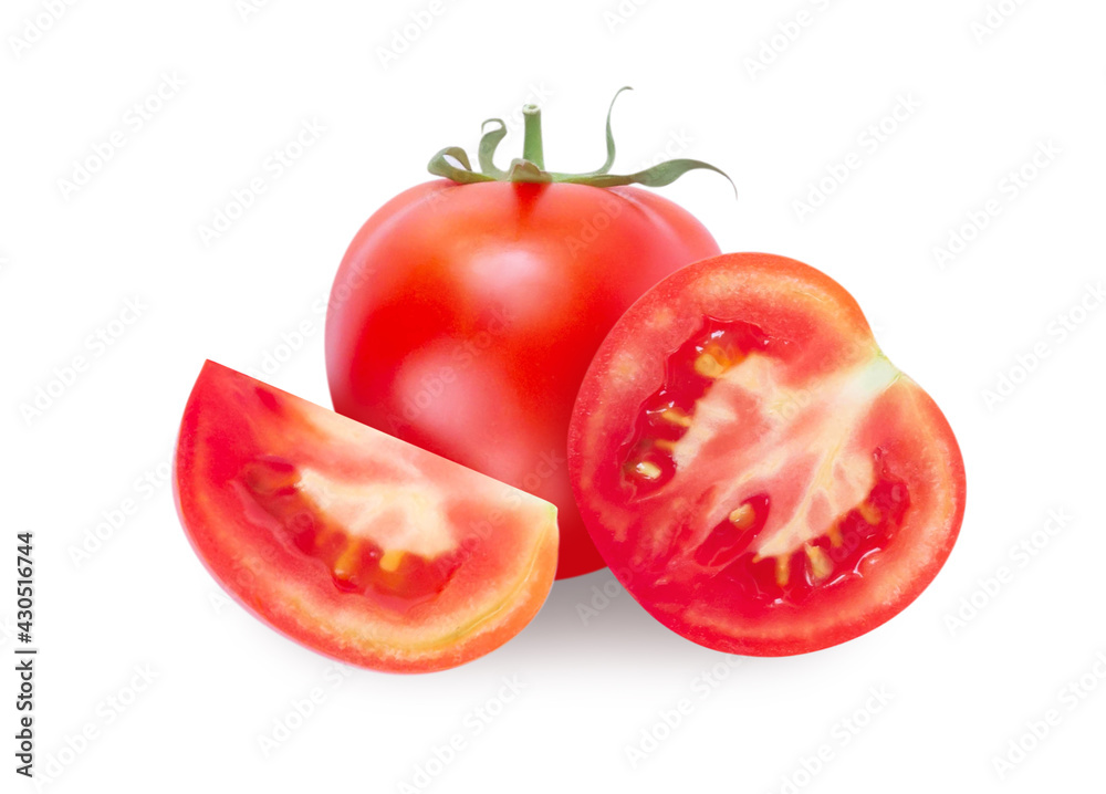 Fresh tomatoe isolated on white background, Raw food Fresh tomatoe isolated on white background, Raw food