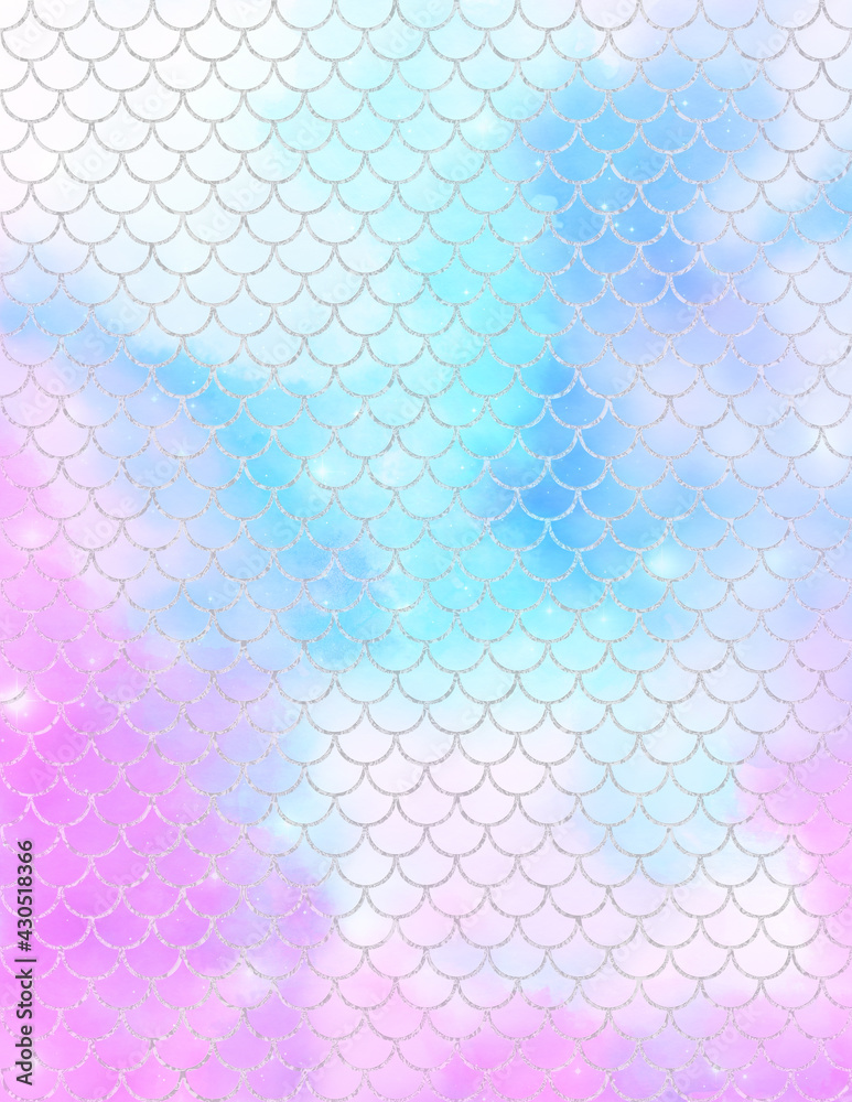 Mermaid Digital Paper, Pastel Rainbow Watercolor Sparkle, Printable Cards Background. Mermaid Digital Paper, Pastel Rainbow Watercolor Sparkle, Printable Cards Background.