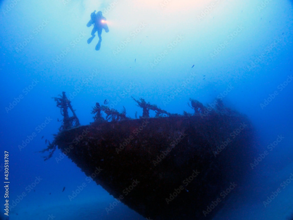 Obraz premium Scuba Diving Malta Gozo Comino