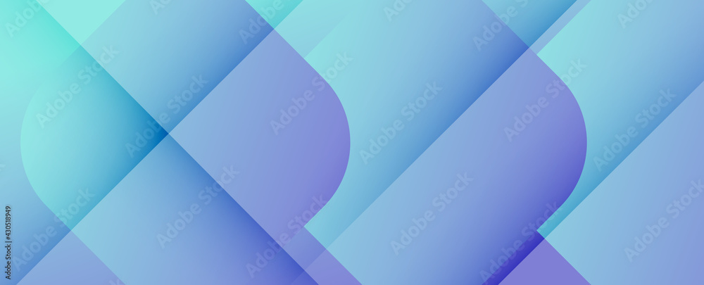 Fototapeta premium Square shapes composition geometric abstract background. 3D shadow effects and fluid gradients. Modern overlapping forms