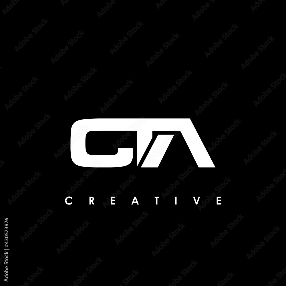 CTA Letter Initial Logo Design Template Vector Illustratio CTA Letter Initial Logo Design Template Vector Illustratio