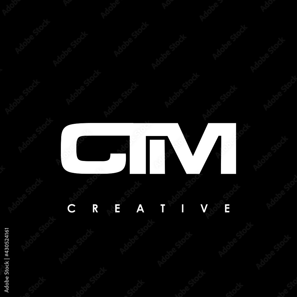 CTM Letter Initial Logo Design Template Vector Illustratio